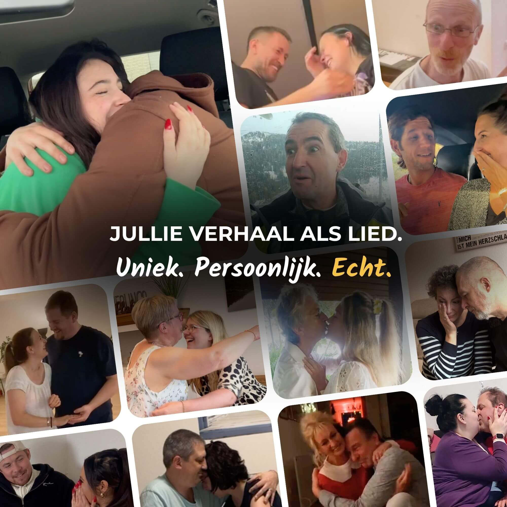 Gepersonaliseerd lied – Jullie verhaal, jullie lied