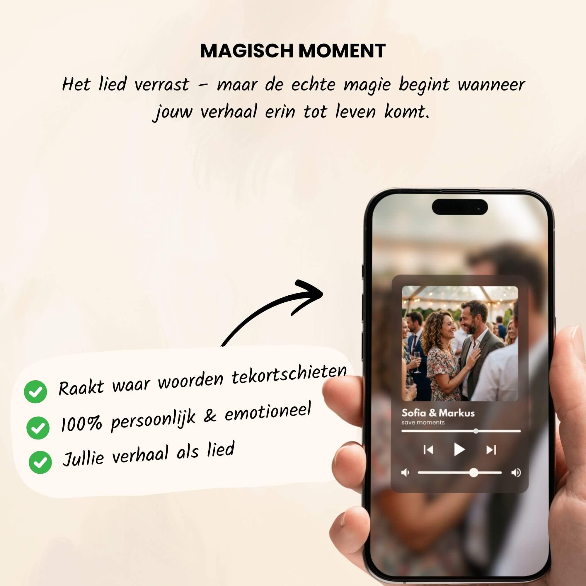 Gepersonaliseerd lied – Jullie verhaal, jullie lied