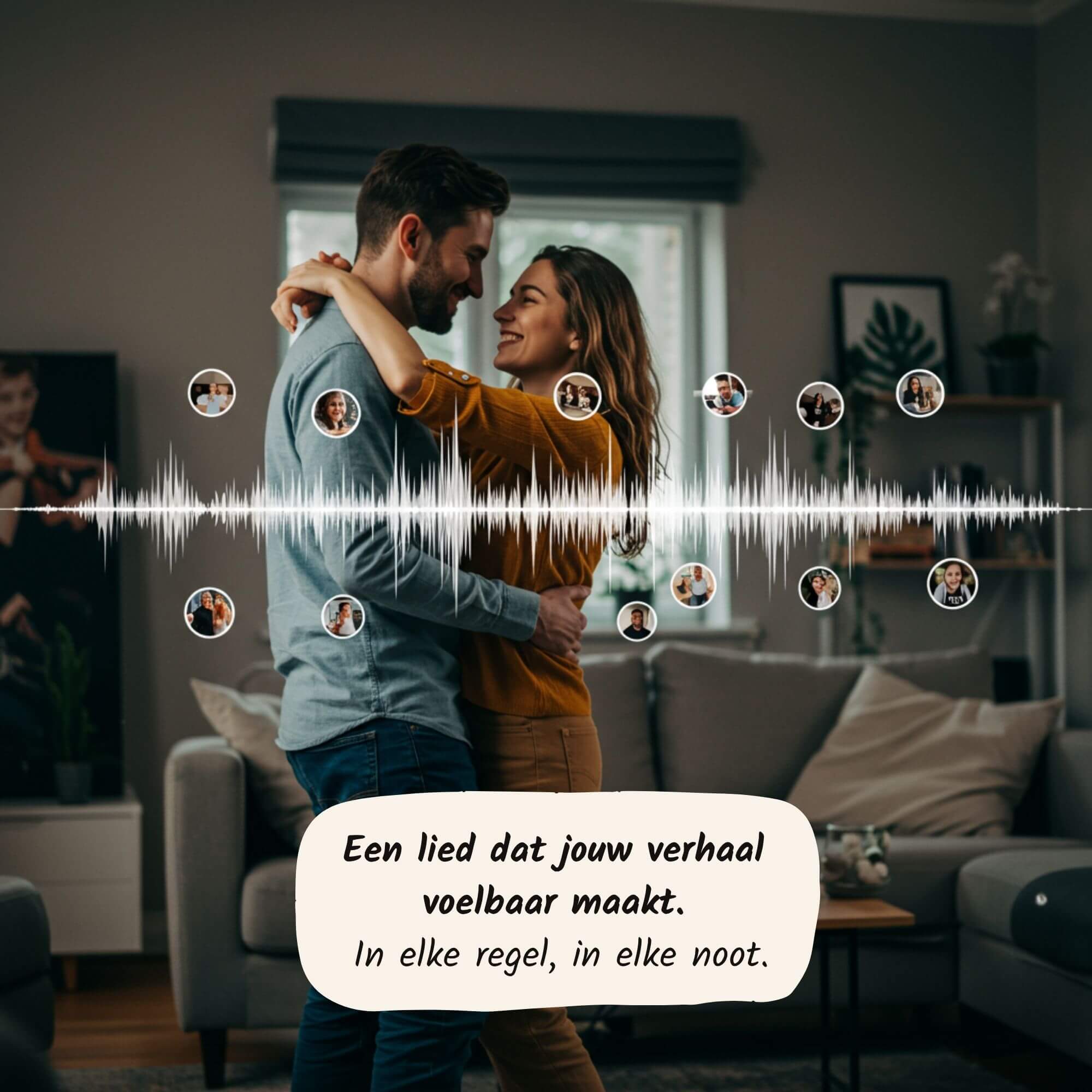 Gepersonaliseerd lied – Jullie verhaal, jullie lied