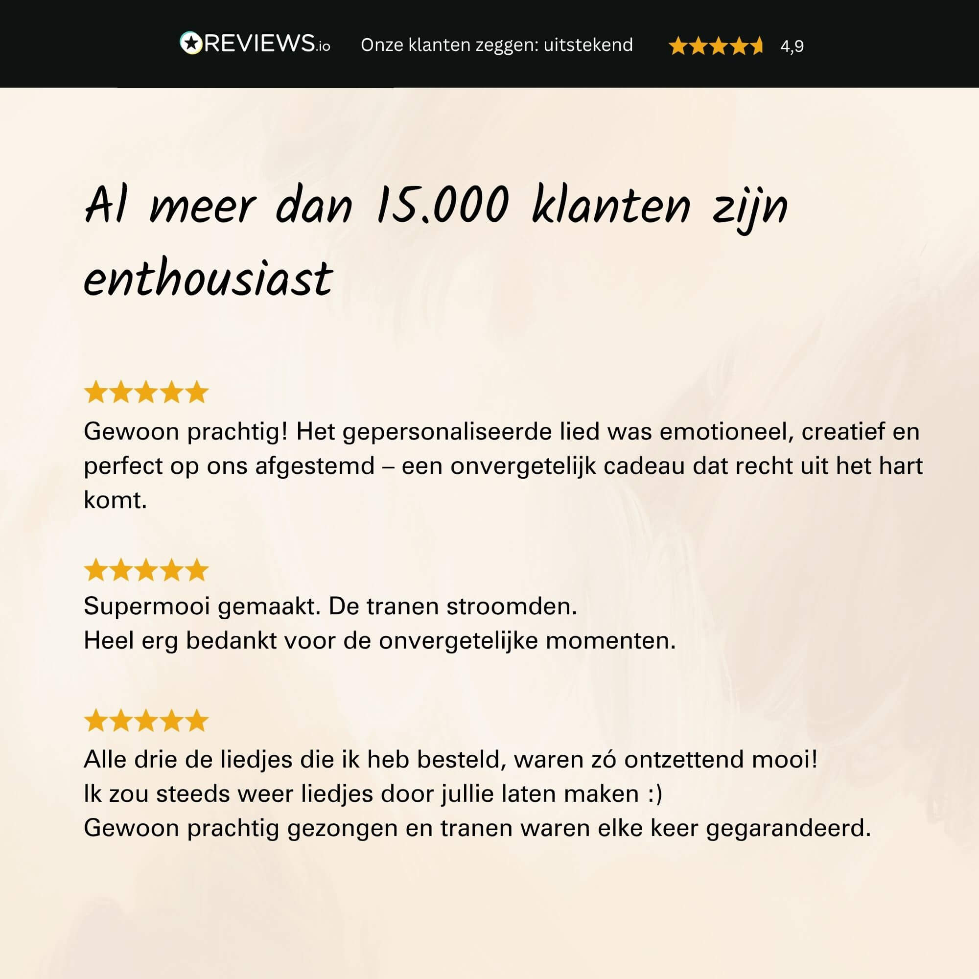 Gepersonaliseerd bruiloftslied – Jullie verhaal, jullie lied