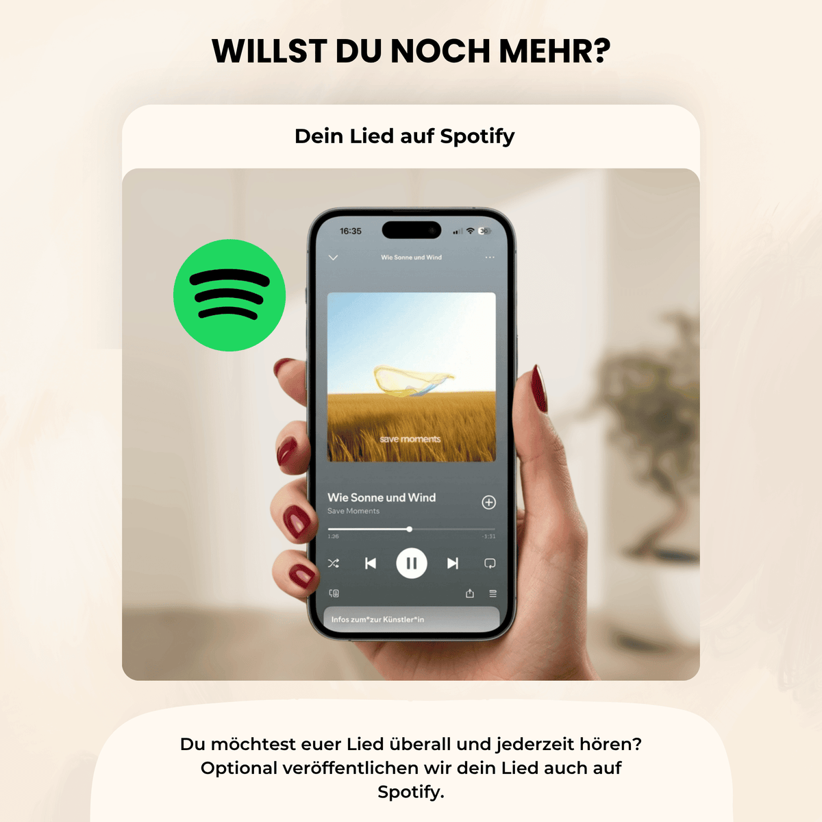 Gepersonaliseerd lied – Jullie verhaal, jullie song