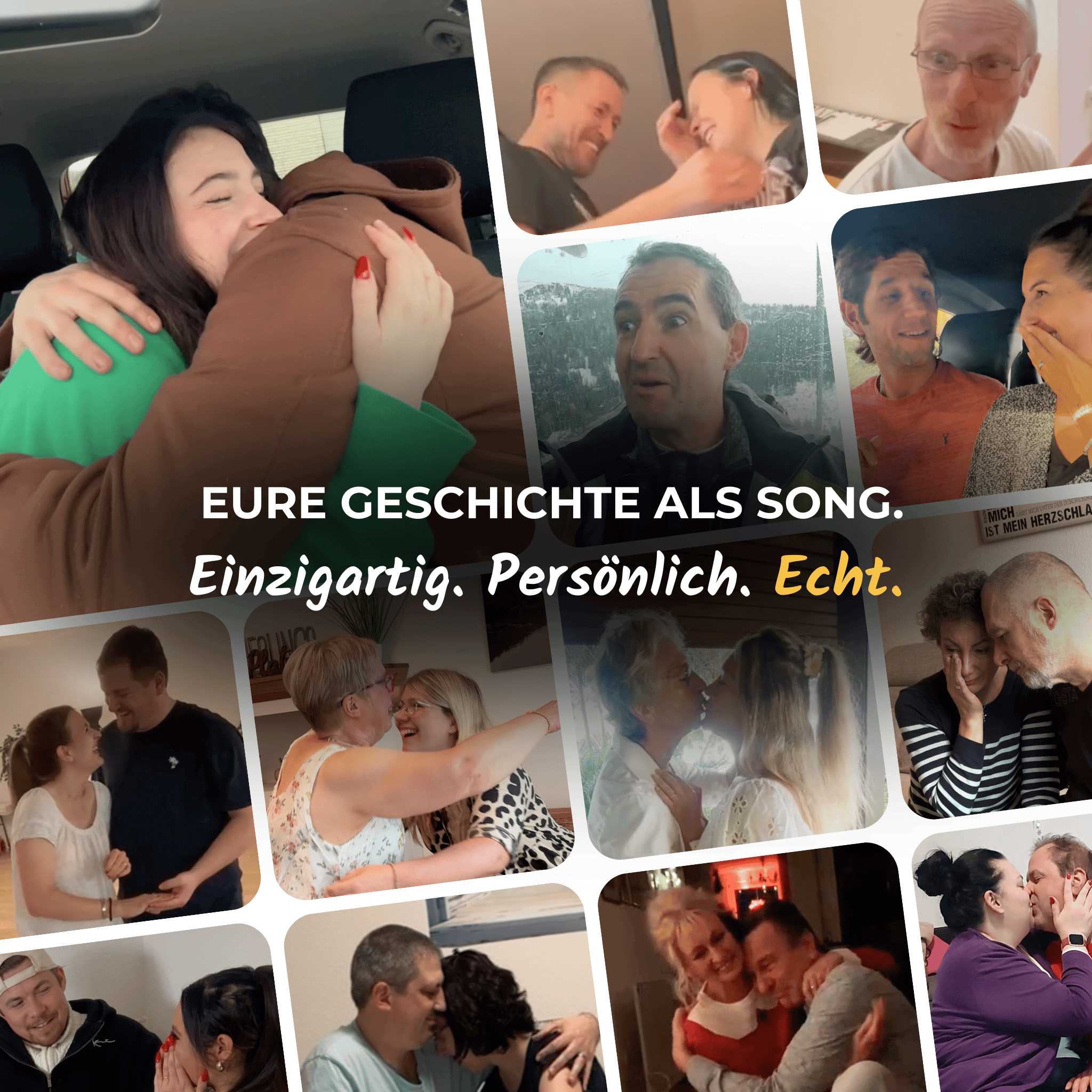 Personalisiertes Lied – Eure Geschichte, euer Song
