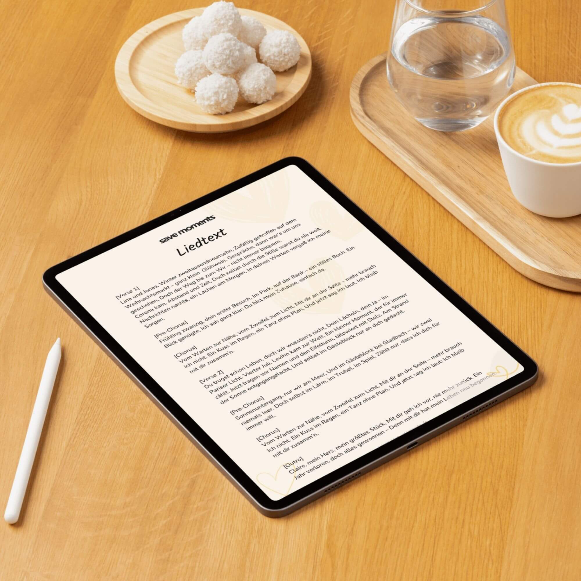 Songtekst als PDF – voor jouw gepersonaliseerde nummer