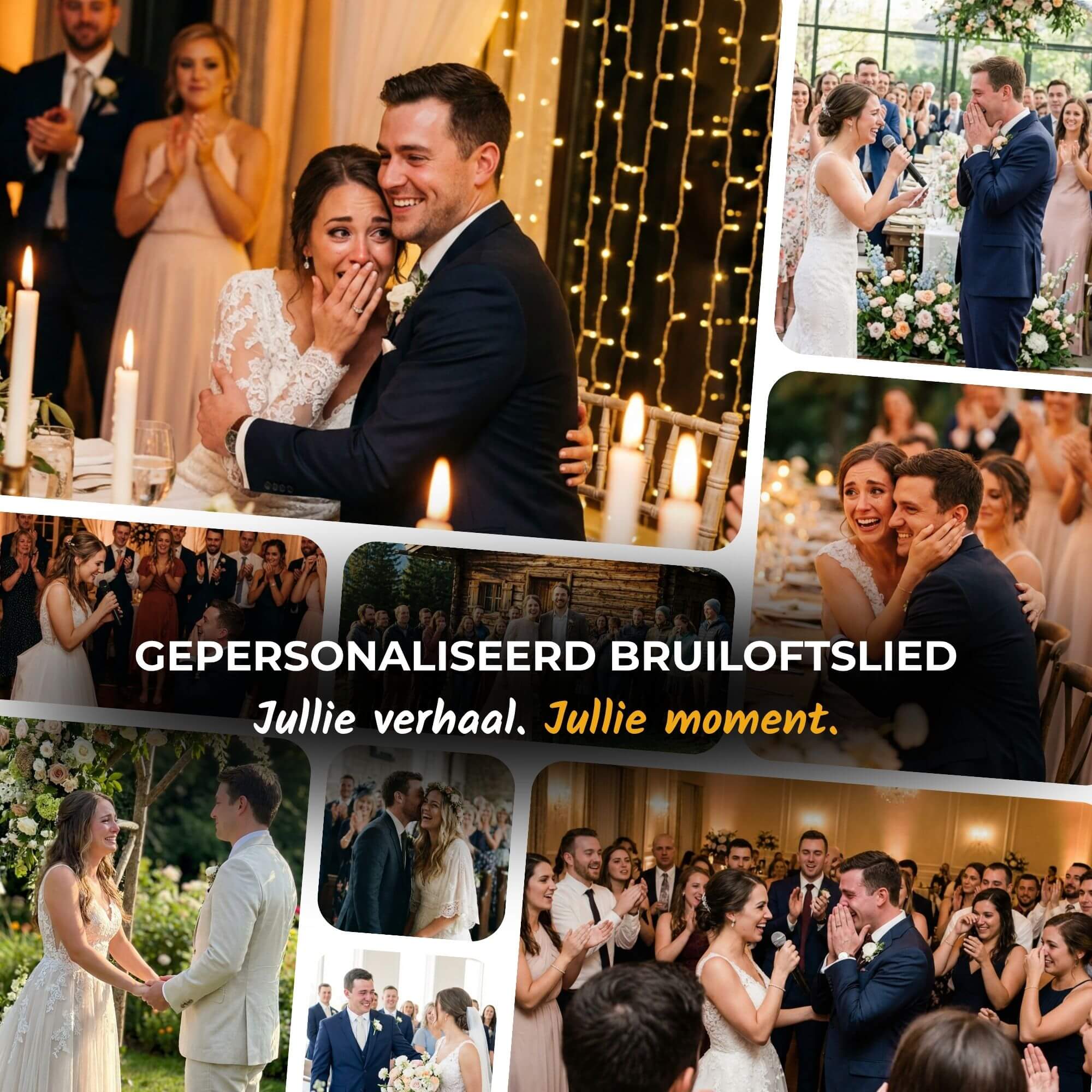 Gepersonaliseerd bruiloftslied – Jullie verhaal, jullie lied