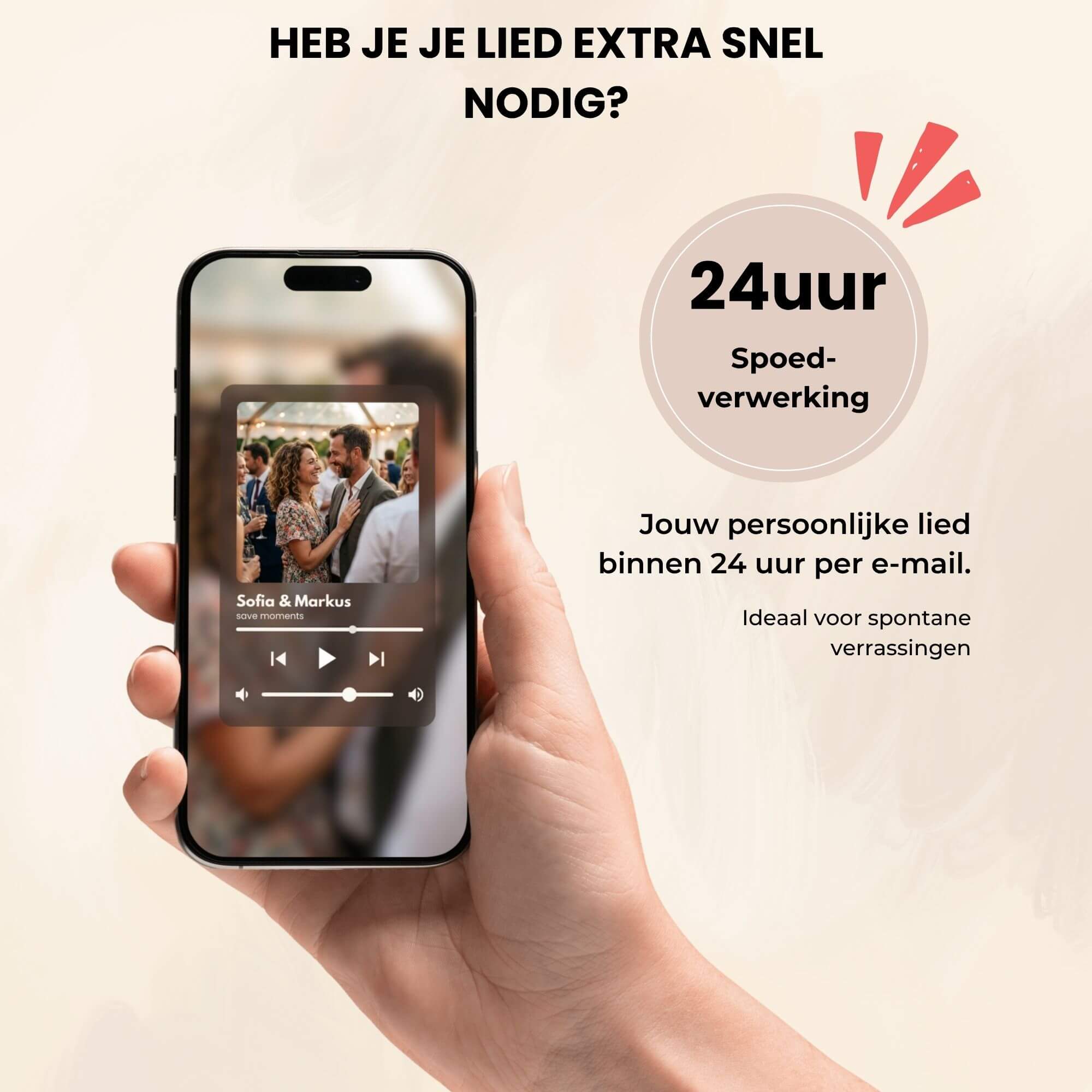 Gepersonaliseerd lied – Jullie verhaal, jullie lied