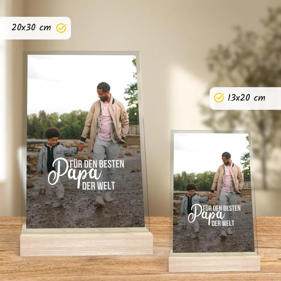 Acrylglas Bester Papa der Welt (2)_Mockup 6 Groeßen